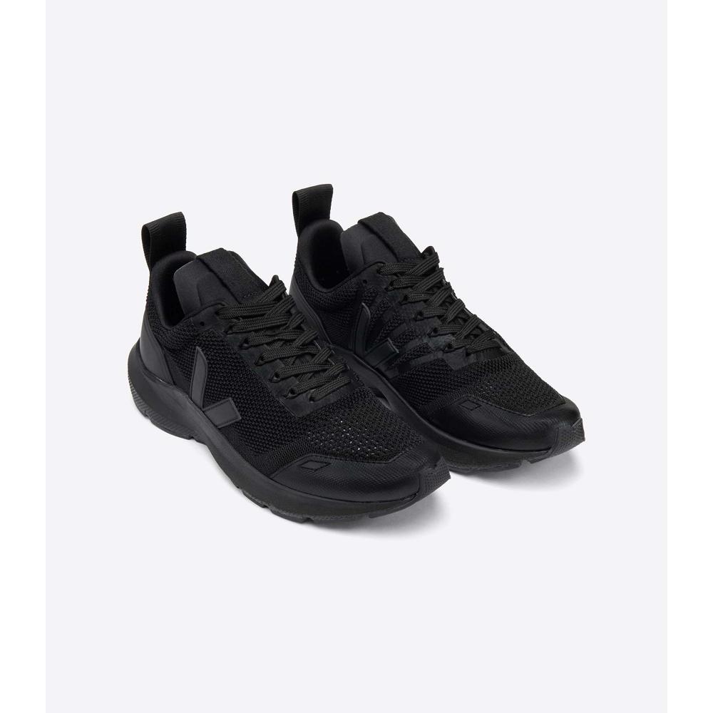 Veja PERFORMANCE RUNNER V-KNIT RICK OWENS Sko Herre Svarte | NO 259FDN